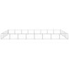 Dog Kennel Silver 430.6 ft¬≤ Steel